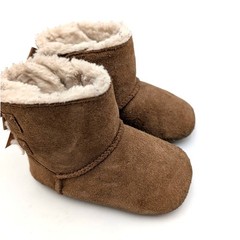 UGG Bailey Bow Boots Fixed Bow Baby Kids‘ Chestnut Size US 04/05 EU20.5