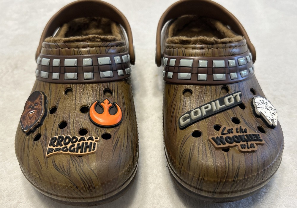 Crocs Kids Star Wars Chewbacca Classic Lined Clog Size C 13