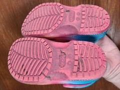 Crocs Classic Lined Slip-On Clog Unisex Kids Size C8 Multi-Color