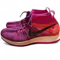 Nike Zoom Pegasus Flyknit 859622-500 Purple Pink Orange Sneakers 5Y Women 6.5
