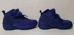 Nike Air Jordan 12 Retro Deep Royal Blue Suede 153265-400 Youth 4Y LEGIT CHECKED