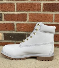 Timberland Junior 6” PREMIUM LT Grey Nubuck TB 0A43B2 Waterproof Boots. SZ:7