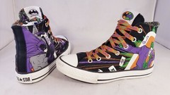 CONVERSE CHUCK TAYLOR DC COMIC BATMAN HI TOP YOUTH SIZE 2 MINT