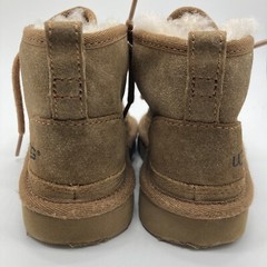 UGG Kids Neumel II Lined Tan Suede Boots 1017320T Sz 7 Boys/Girls