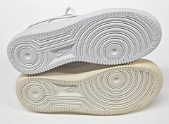 Nike Air Force 1 Sneakers AF1 Grade School Sz 4.5 GS Classic White Leather Shoes