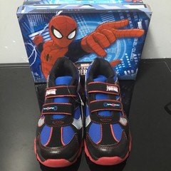 Marvel Ultimate Spider-Man Kids Low Top Sneakers Size US 1.5Y / EU 33