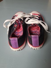 Converse Youth Size 2 Chuck Taylor All Star Low Sneakers 5 Tongues 20.5 CM