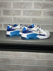 Nike Air Max 90 White Blue FB3059-100 Youth Size 1