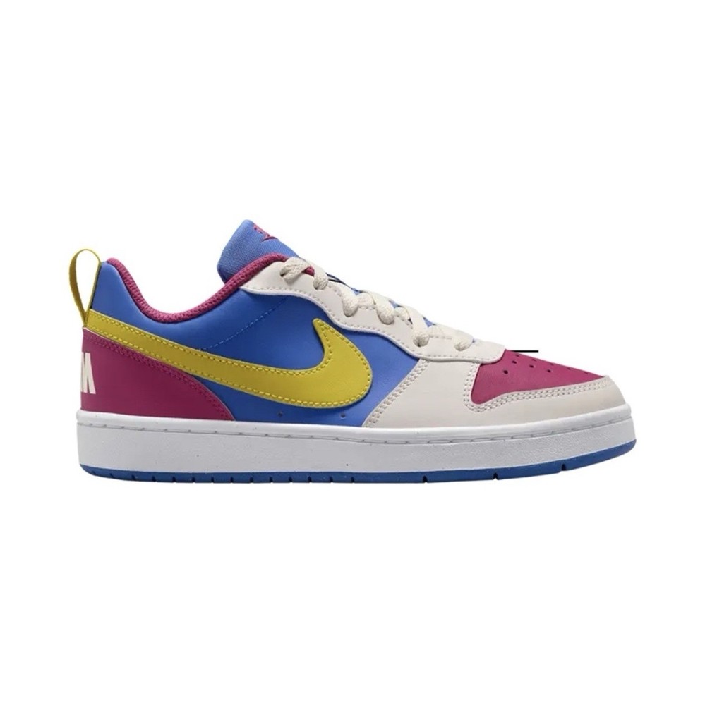 Nike Dunk Kids Colorblock Low Top Athletic Sneakers Blue Yellow Red Synthetic