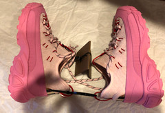 Burberry Gilrs Mini Arthur Knit Sneaker NIB – 2.5US / 34EU, PALE PINK-orig. $470