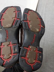 Durango Lil Durango Boots Youth Size 4 Brown Purple Cowboy Western Pull On BT386