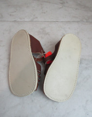 NWT Huarache Brown Leather Buckle Strap Sandal Shoes Infant Size 3
