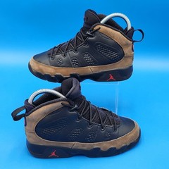 Nike Jordan 9 Retro PS Olive Green Black 401811-030 Basketball Youth Size 2Y