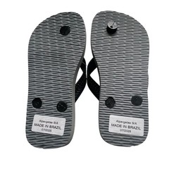 Havaianas Kids Game Over Flip Flops Grey Neon Video Game Sandals 11/12C NWT
