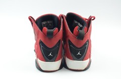 Jordan-Nike #343795-610 TRUE Flight SNEAKER BG GYM RED & BLACK SIZE 6Y