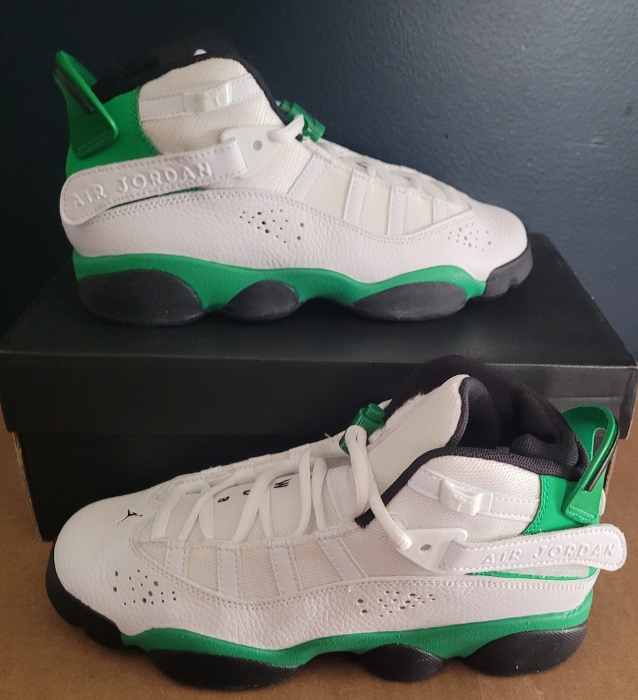 NEW AUTHENTIC AIR JORDAN 6 RINGS (GS) „LUCKY GREEN“ US 7 Y