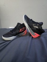 Mint condition PUMA MB.02 LaMelo Ball boys Basketball Sneaker US 5 Pink/Gray/Bla