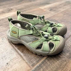 Keen Big Kid Venice H2 Sandal, Light Green, 5