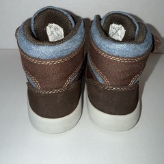 The Children’s Place High Top Canvas Sneakers Brown Blue Unisex Kids Size 10