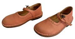 Pepé Pink Leather Shoes Girls Size EU 26 / US 9 Made in Italy