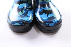 Lone Cone Unisex Kids Rain Boots AC2 Blue Shark Camo US: 11 EU: 28 UK: 10