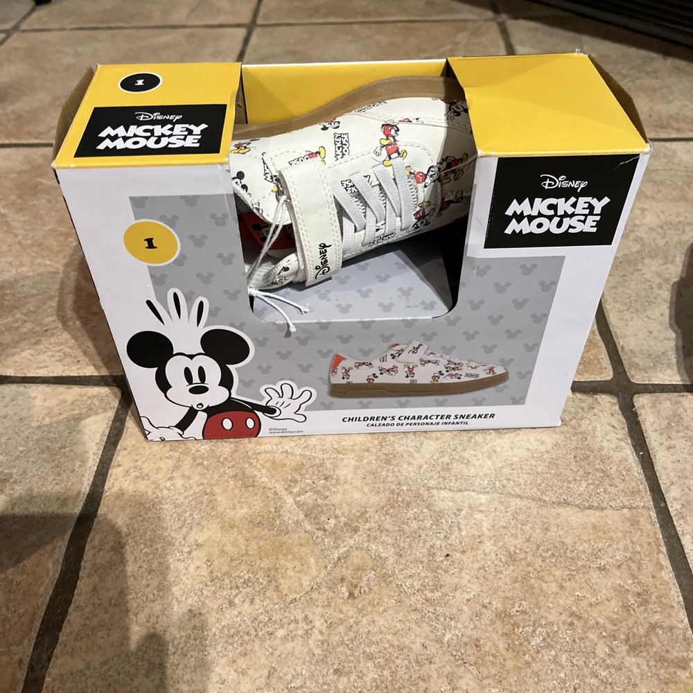 Kids Aldi X Disney Size 1 Mickey Mouse Children’s Sneaker