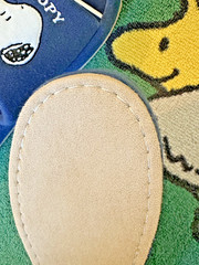 Peanuts Snoopy house Slippers US Youth Big Kid size 5/6 -GRAY NEW Japan