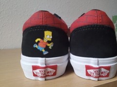 Vans Old Skool Simpsons El Barto Kids Size 2 Brand New Bart Simpsons