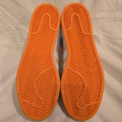 Adidas Superstar Size 6 Shell Toe Retro White Orange Crush HP5404 EUC
