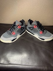 Jordan Air Jordan 4 Retro GS Dark Grey Infrared 23 Black Suede 3Y