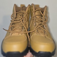 Nike Manoa Tan/Black Leather Lace-Up Boots Youth SZ 5Y BQ5372-700