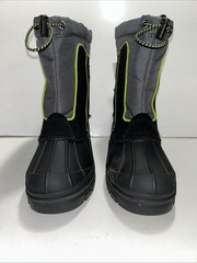 Totes Chilly Boots child size 2M Black/charcoal Waterproof Insulated New w Box