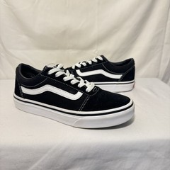 Vans Ward Low-Top Old Skool Sneakers Youth Size 3 Suede Canvas Streetwear