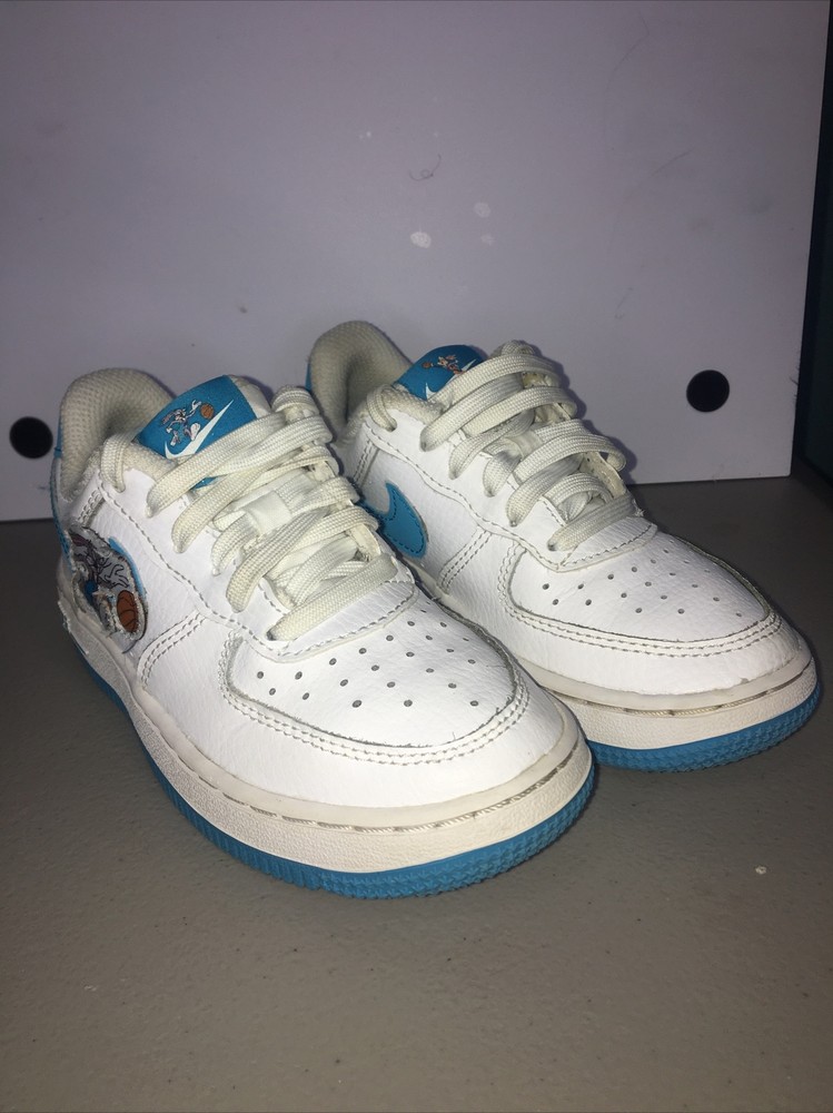 Nike Air Force 1 Low Hare Space Jam lola / bugs bunny TD PS Sz 11c 11 C