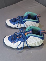 Nike Air Foamposite Pro Gym Blue 644792-404 Kid Size 5.5Y Womens 6 Check Photos