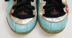 Size 11C Nike Little Posite One „Mixtape“ Foamposite Teal Sneakers DH6491-400