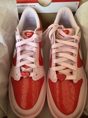 Nike Dunk Low Pink Foam/Summit White Leather Sneaker Kids 7Y IQ0218-663