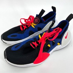 NIke Huarache Youth 6Y E.D.G.E. GS Running Shoes CD9272-002 Black / Blue / Red