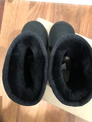 NEW UGG Classic Boots II Shearing Kids 1 EU 32.5 Black