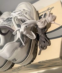 Authentic New Balance 550 Aime Leon Dore ALD sneakers PS White Grey 2.5Y