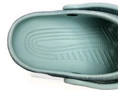 Crocs Classic Blue Glitter Size J1 Junior Clogs Shoes Sandals