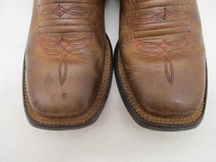 ANDERSON BEAN BOOTS Brown Square Toe Boots Youth Kids size 10 Style 7011