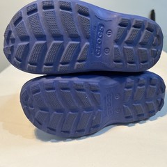 Crocs Handle It Classic Blue Rubber Rain Boots 12803 Youth Size 11