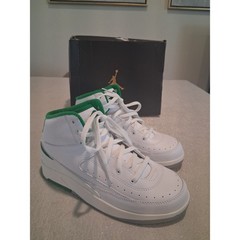 Air Jordan 2 Retro PS Lucky Green White
