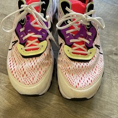 Nike React Vision Shoes 7Y Volt Laser Crimson CD6888-102 White Pink Run Sneakers