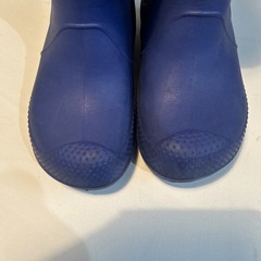 Crocs Handle It Classic Blue Rubber Rain Boots 12803 Youth Size 11