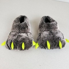 Capelli Kids Gray Yellow Lightweight Slip On Low Top Bedroom Slipper Size US 1/2