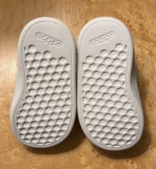 adidas GW6527 White Black Hook & Loop Sneakers Unisex Kids Size 4K