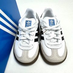 ADIDAS Samba OG EL I Cloud White Core Black Gum IE3679 Toddler shoes 6K