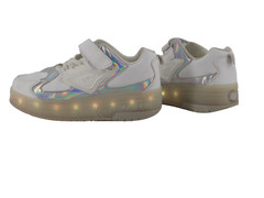 XBH White Light Up Roller Skate Shoes Euro Size 38 US Mens 5.5 Women’s 7 Unisex